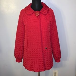 Betsy Johnson quilted coat